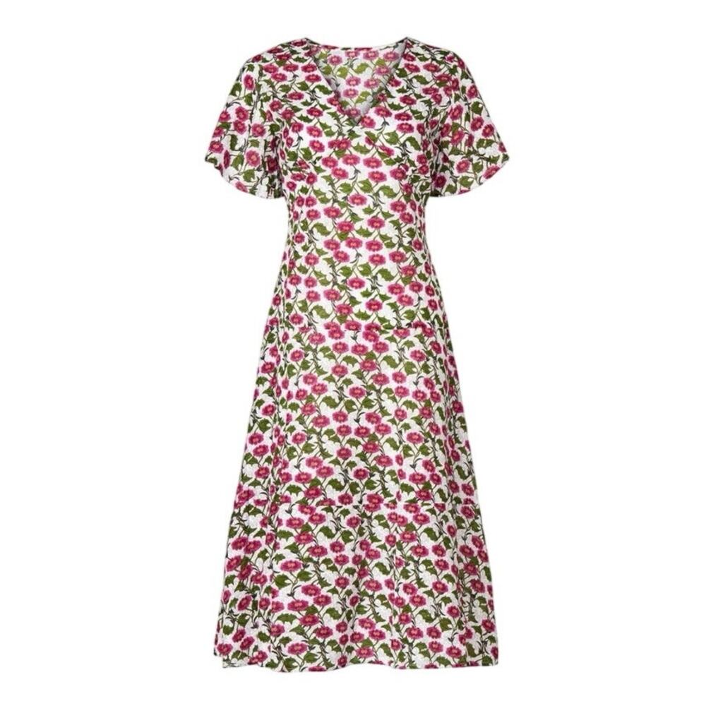 Roller Rabbit Floral Midi Dress Size XS